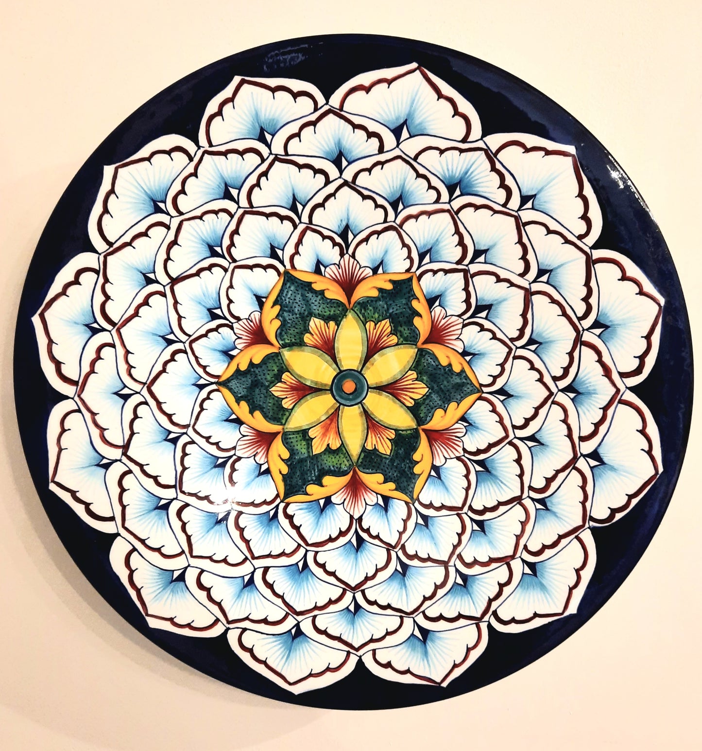 Vario geometric Plate cm 35