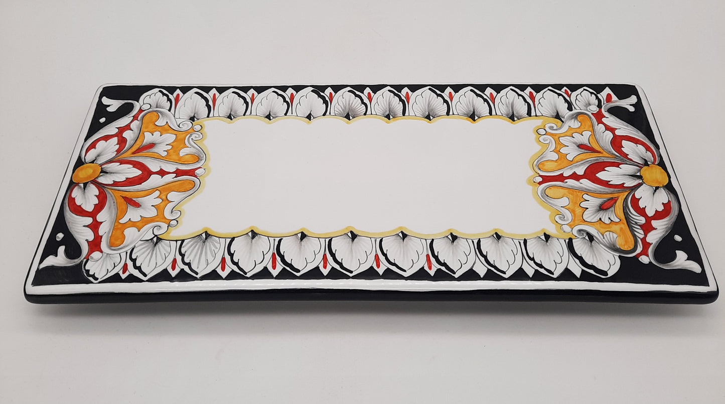 Vassoio rettangolare piatto