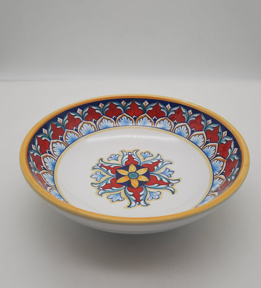 Ciotola cm 20 dipinta a mano con Vario Geometrico