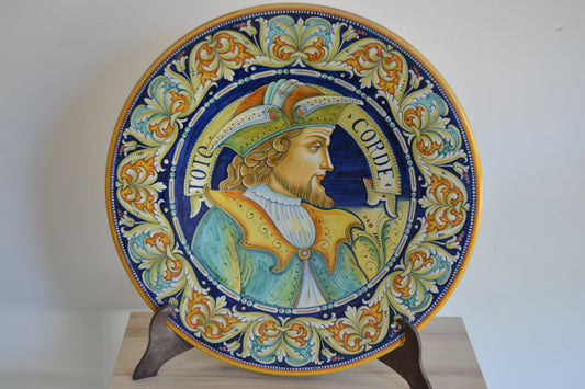 Piatto onda cm 48 Figura classica Uomo