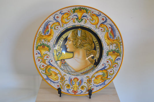 Piatto cm 52 Figura Classica Donna