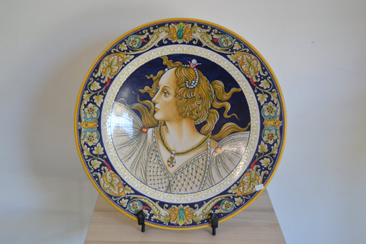 Piatto cm 52 Figura Classica Donna