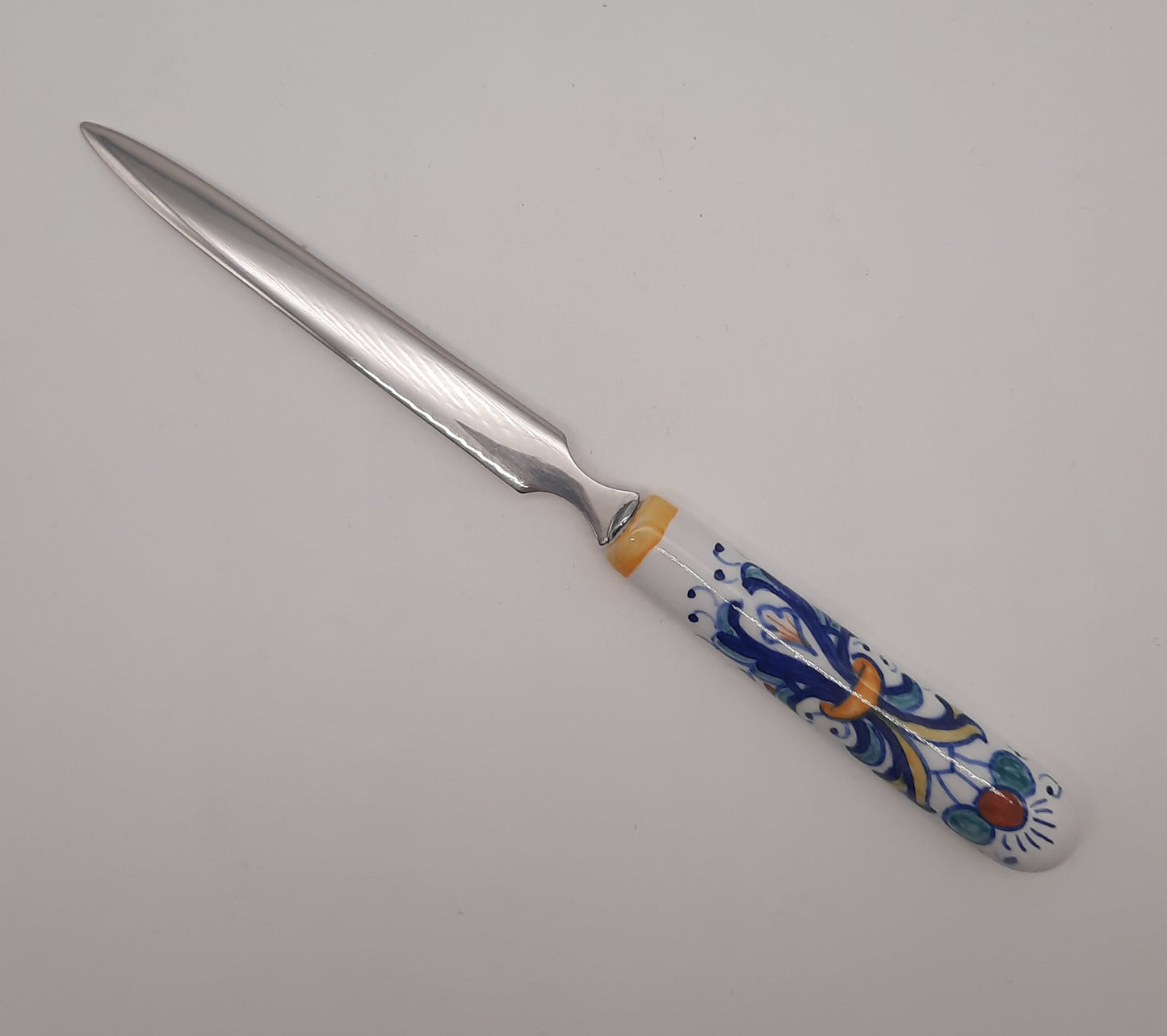 Paper knife Rich Deruta decoration