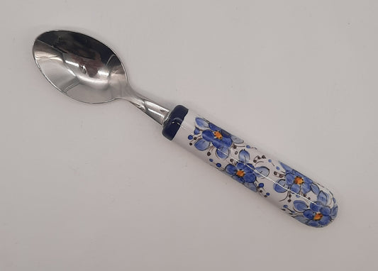 Blue Flowers Decor Table Spoon