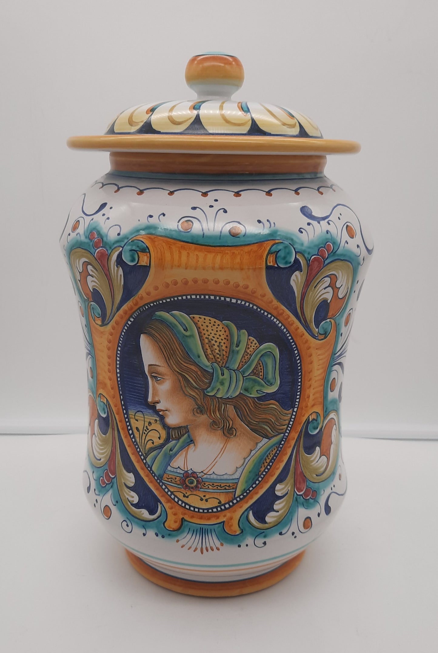 Classic apothecary jar cm 33 Woman